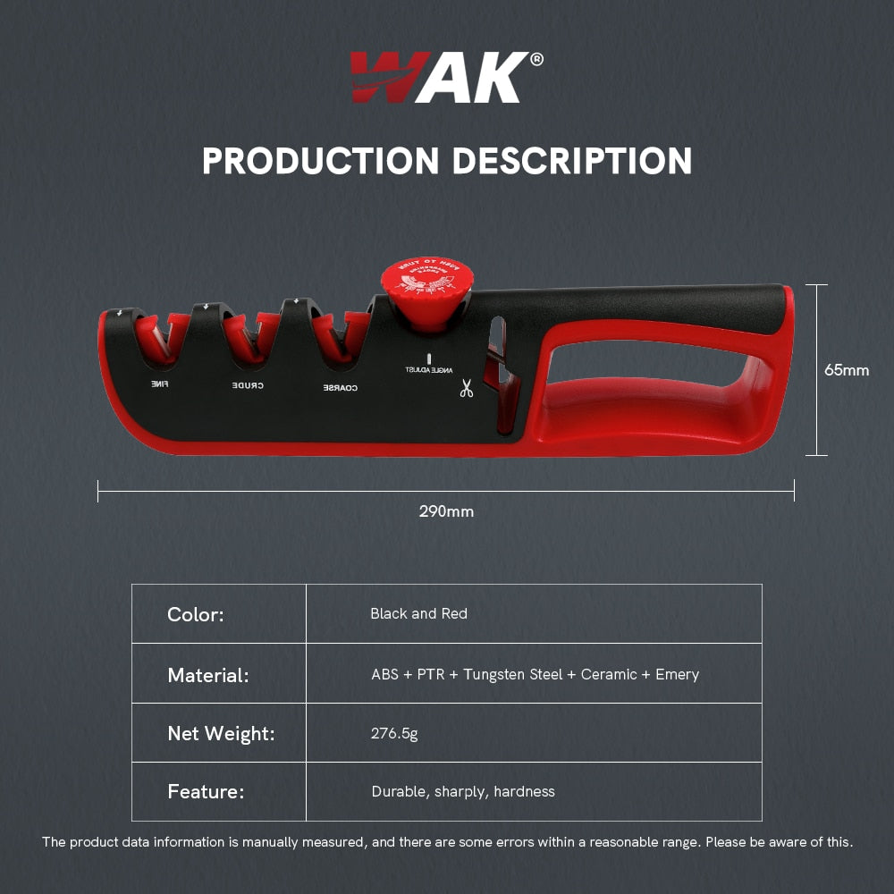 WAK 5 in 1 Adjustable Knife Sharpener.