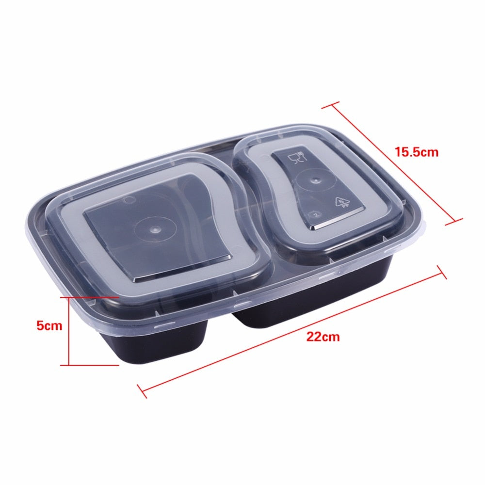 Plastic Reusable Meal Prep Box