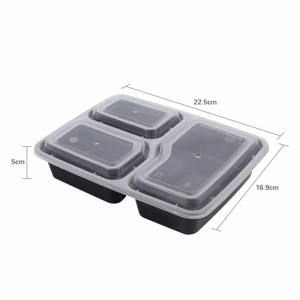 Plastic Reusable Meal Prep Box