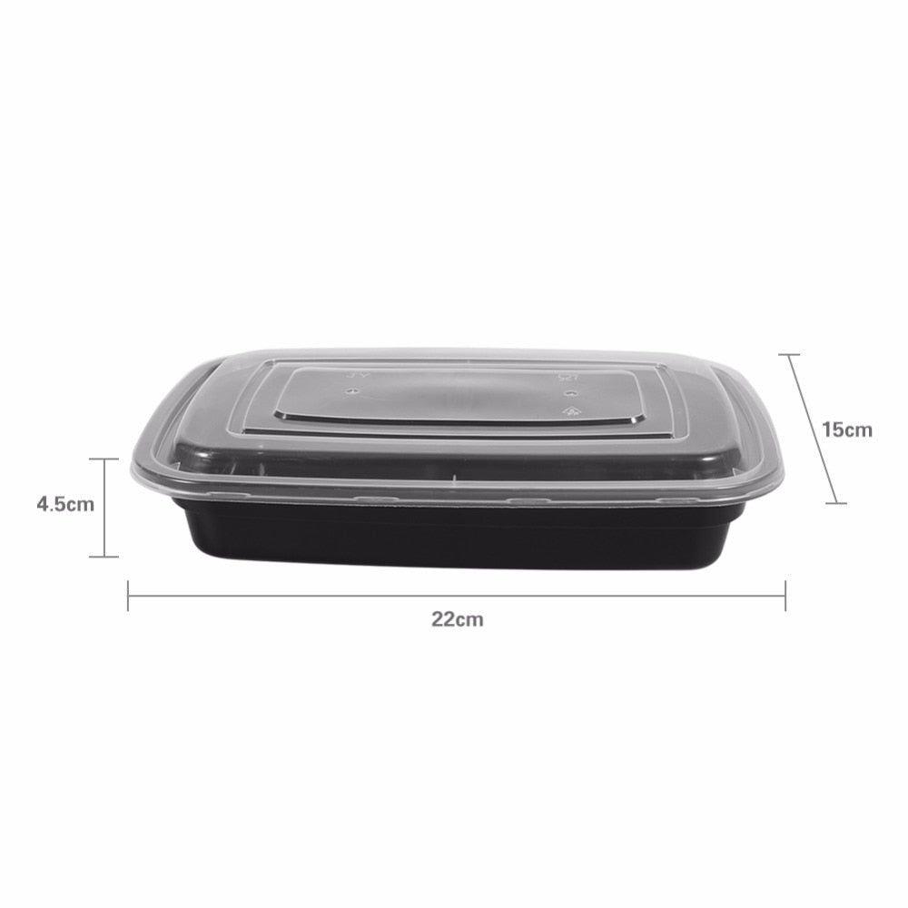 Plastic Reusable Meal Prep Box