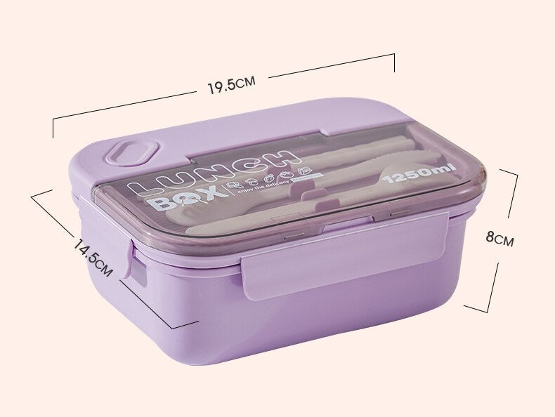 Durable Microwavable Prep Lunch Box