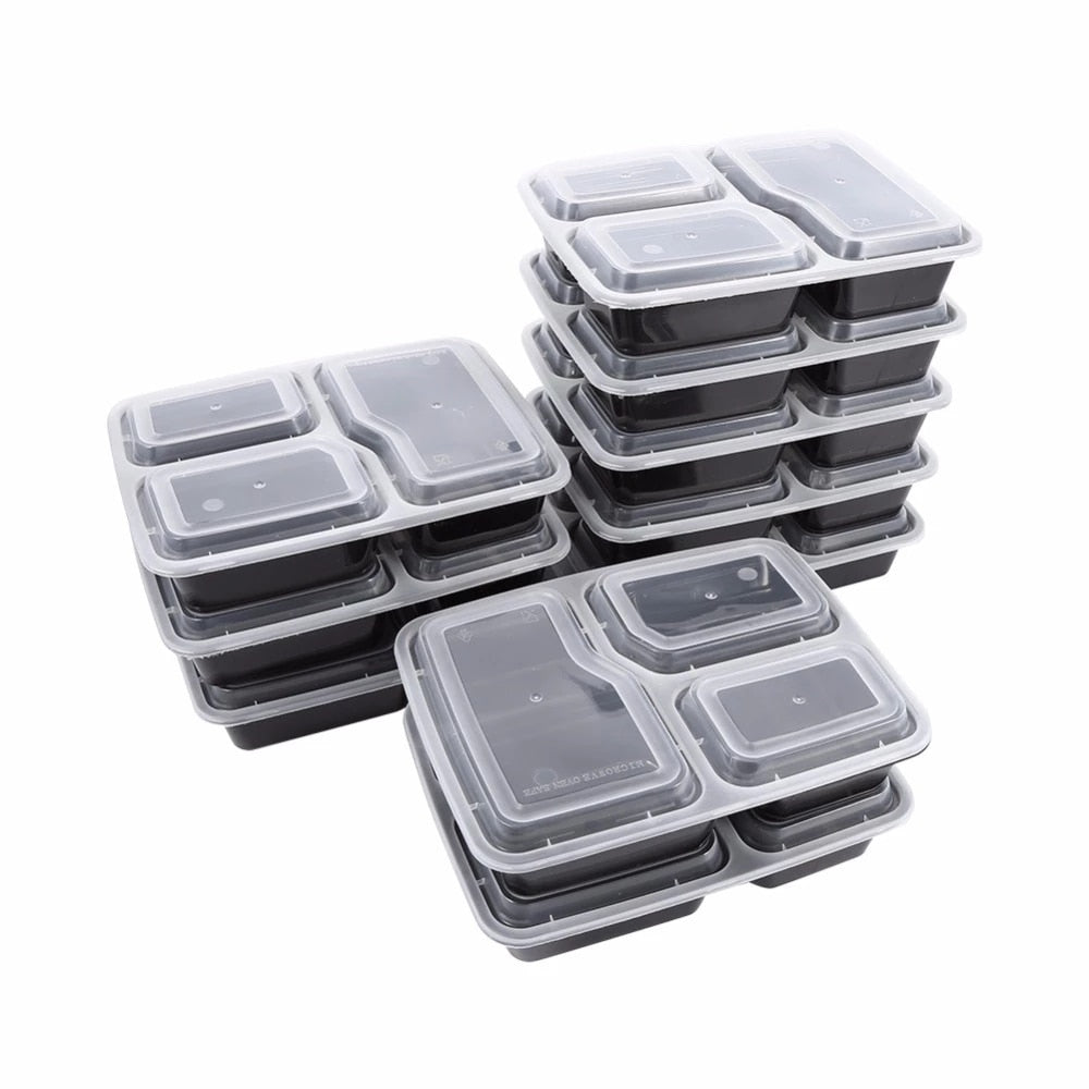 Plastic Reusable Meal Prep Box